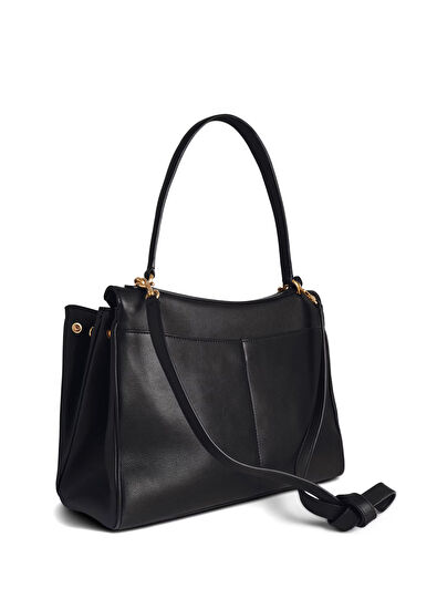 Rodeo Medium Siyah Kadın Deri Çanta - Görsel 4