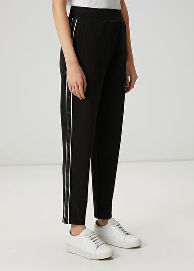 Beymen Club Black Club Striped Carrot Joggers - 5