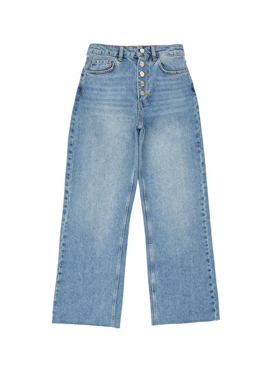 Beymen Club Blue Wide Leg Jeans - 5