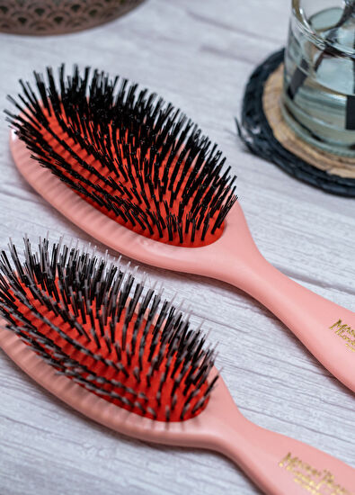 Mason Pearson Handy Bristle Nylon BN3 Pink Hair Brush - 5