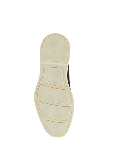 Yaltamoc Lacivert Kadın Deri Loafer - Görsel 6