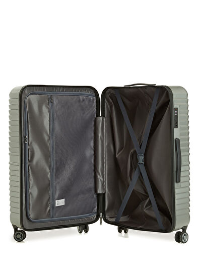 Beymen Club Gri Büyük Boy Valiz - 5