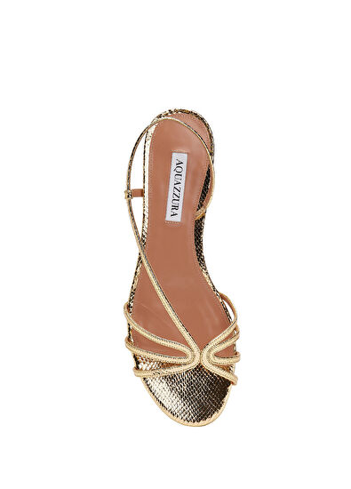 Talk to Me Gold Kadın Deri Sandalet - Görsel 5