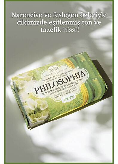 Nesti Dante Philosophia Breeze Cilt Tonu Eşitleyici Narenciye Kabuğu& Fesleğen & Klorofil Katı Sabun 250 gr - 5