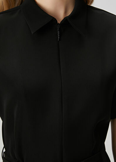 Beymen Club Black Belt Detailed Jumpsuit - 6