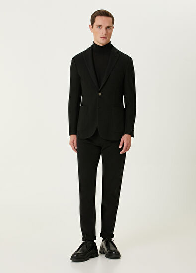 Beymen Club Black Stitching Detail Blazer - 3