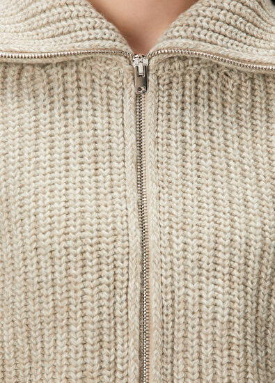 Lemaire Beige Wool Cardigan - 5