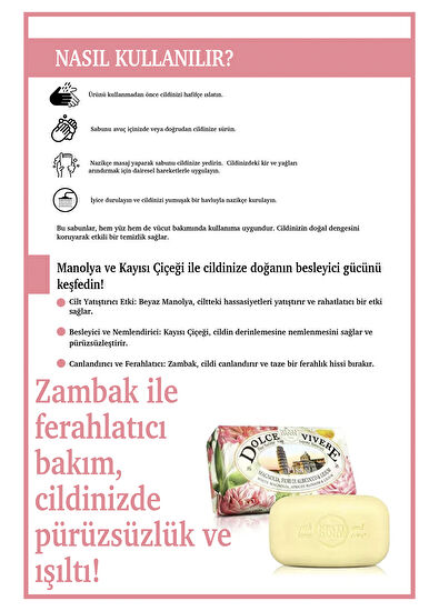 Nesti Dante Dolce Vivere Pisa Vegan Cilt Bakım Sabunu 250 gr - 4