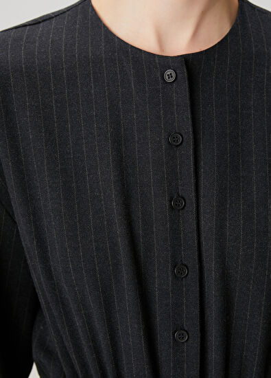 Beymen Club Siyah Çizgili Tulum - 5