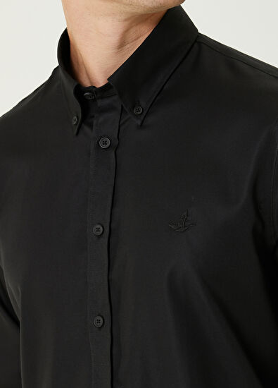 Beymen Club Siyah Comfort Fit Gömlek - 4
