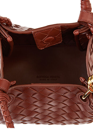 Bottega Veneta Small Parachute Tarçın Kadın Deri Çanta - 5