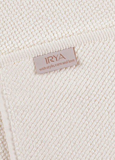 Irya Velluna Ekru Pamuklu Havlu Banyo Paspası 50 x 80 cm - 4