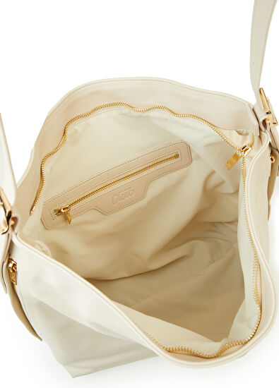 Beymen Club Bej Logolu Kadın Omuz Çantası - 5