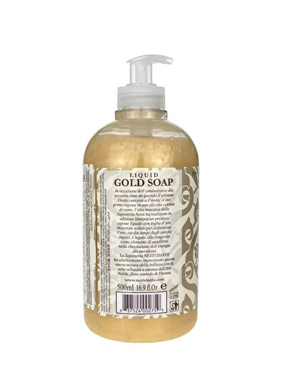 Nesti Dante Luxury Gold Shine Vegan Care Liquid Soap 500 ml - 3