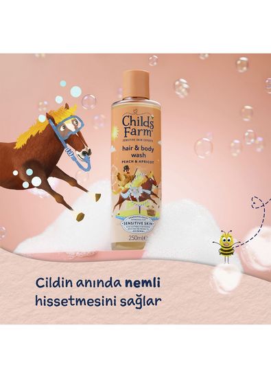 Childs Farm Childs Farm Peach and Apricot Extract Children's Hair and Body Shampoo 250 ml - 4
