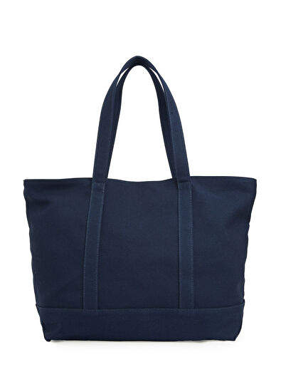 Beymen Club Clubby Navy Blue Women's Canvas Bag - 4