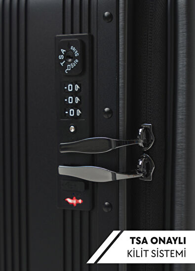 SE3SL Siyah Kabin Boy Elektrikli Binilebilir Scooter Valiz - Görsel 7