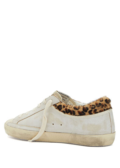 SuperStar Beyaz Kadın Süet Sneaker - Görsel 5