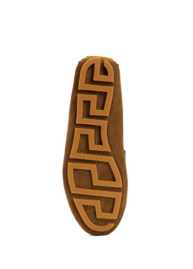 Versace Brown Men's Suede Driver - 5