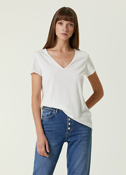 allsaints v neck t shirt