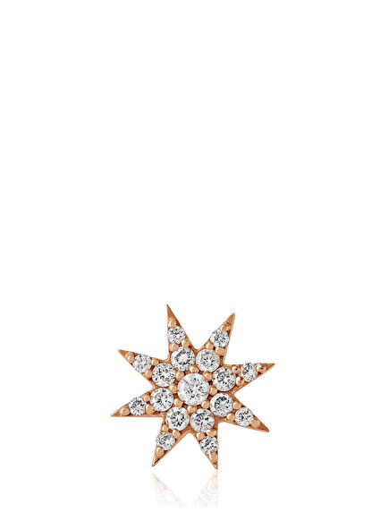 Venüs Star Kadın Altın Tek Küpe