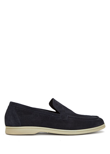 Yankee Lacivert Erkek Süet Loafer