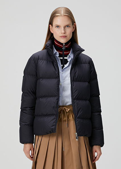 Mauzun Lacivert Puffer Mont