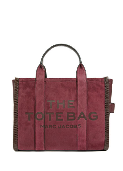 Medium Tote Bordo Kadın Deri Alışveriş Çantası