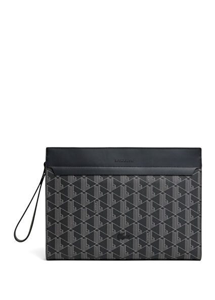 The Blend Erkek Monogram Gri Erkek Laptop Çantası