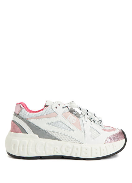 Gri Pembe Erkek Çocuk Sneaker