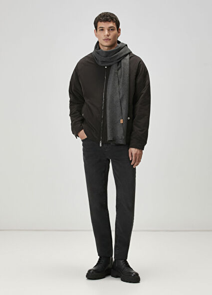 Siyah Bomber Mont