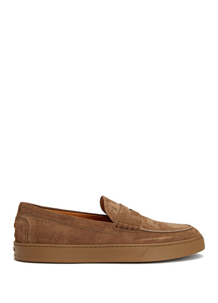 Taba Erkek Süet Loafer