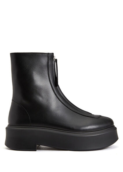 Siyah Kadın Deri Bot