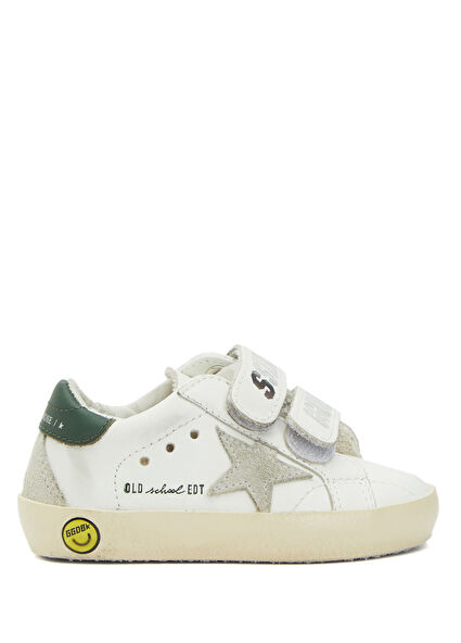 Old School Edt Beyaz Çocuk Deri Sneaker