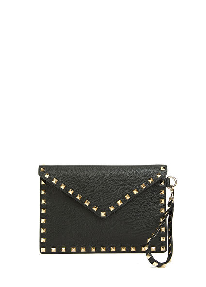 Rockstud Medium Kadın Deri El Portföyü