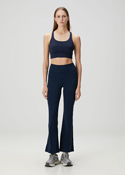 Groove Nulu High Rise Flare Lacivert Tayt