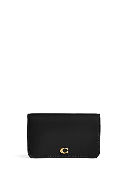 Essential Slim Siyah Kadın Deri Cüzdan