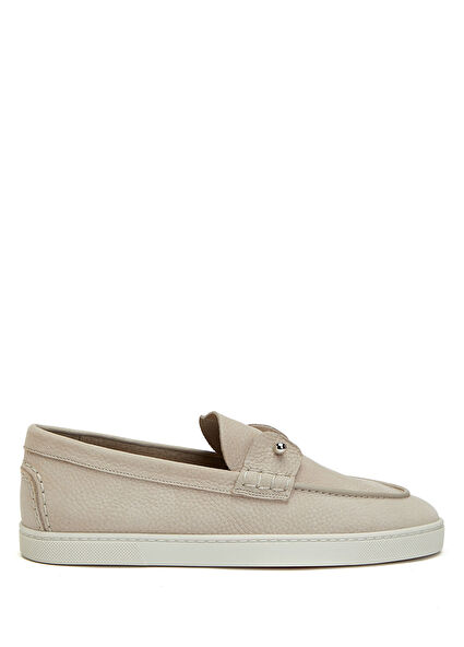 Chambeliboat Bej Erkek Süet Loafer