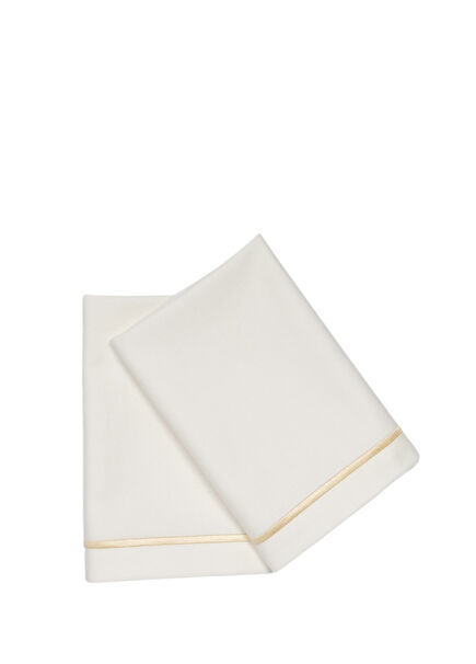 Maya Ivory Cotton 2-Piece Napkin Set 45 x 45 cm