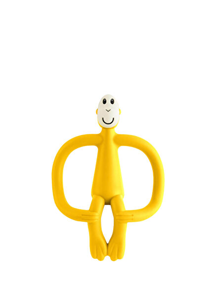 Monkey Sarı Silikon Diş Kaşıyıcı