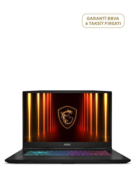 Katana 17 HX B14WFK-217TR I9-14900HX 32GB Ram DDR5 1TB SSD 8GB RTX5060 17.3 QHD 240Hz Windows 11 Home Laptop 