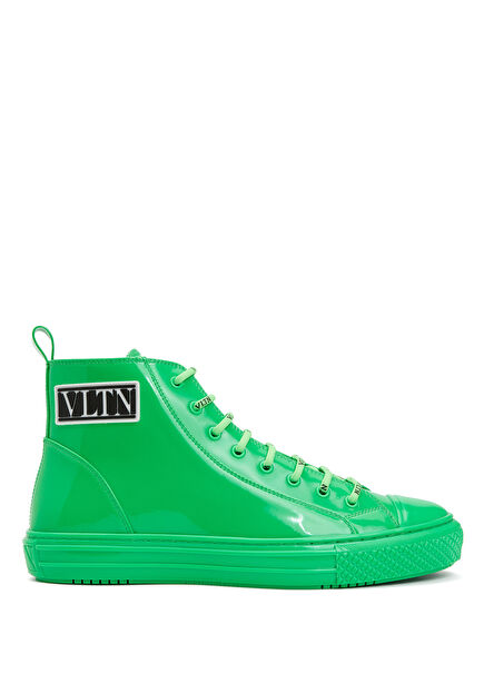 Yeşil Erkek Deri Sneaker