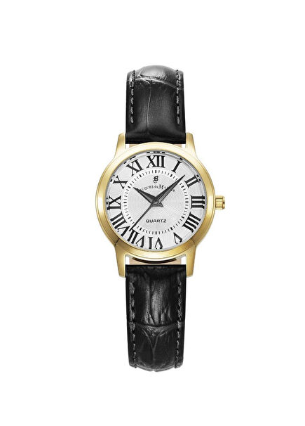 Genesis JWL04905 Black Leather Women's Watch