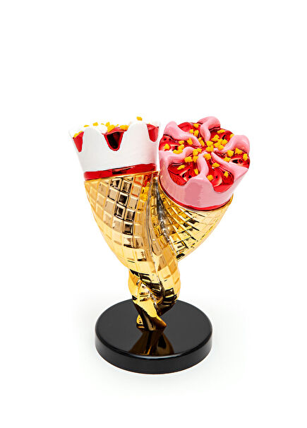 Summer Love Pink White Ice Cream Object