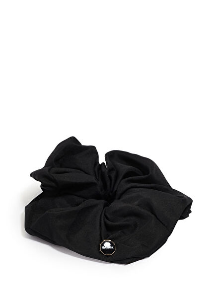 Siyah Kadın Lastikli Toka