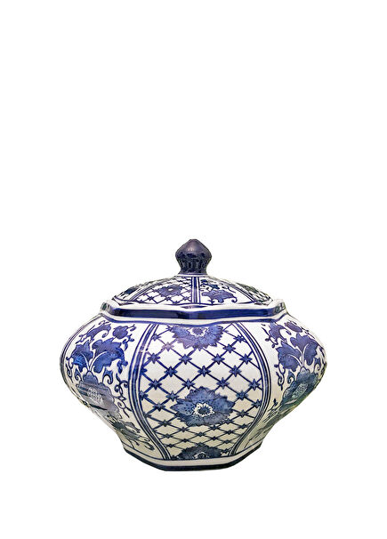 Bleu Blanc Mavi Kapaklı Kase 20 cm