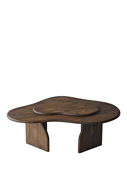 Melted Walnut Solid Coffee Table