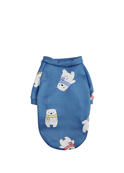 Polarbear Blue Dog Sweatshirt