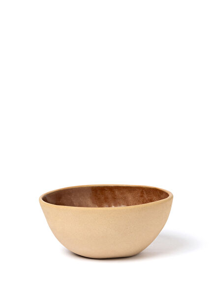 Mocha Kahverengi Stoneware Çorba Kasesi 16 cm