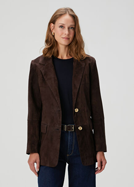 Brown Suede Jacket